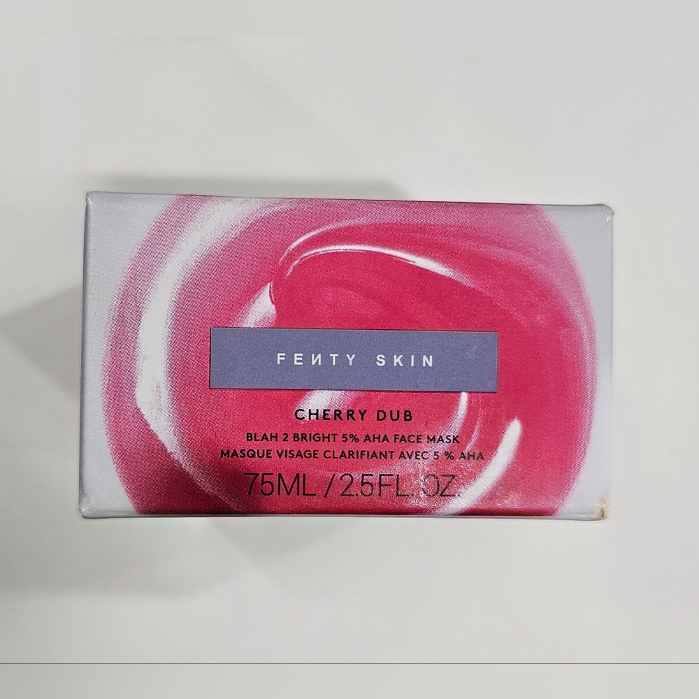Fenty Skin Cherry Dub Blah 2 Bright 5% AHA Face Mask - 2.5 fl oz/75 ml - NWT